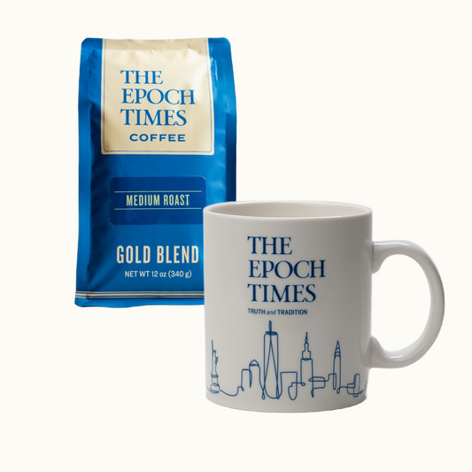 《大纪元时报》马克杯和咖啡套装