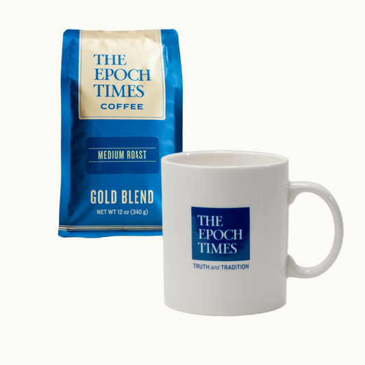 《大纪元时报》马克杯和咖啡套装